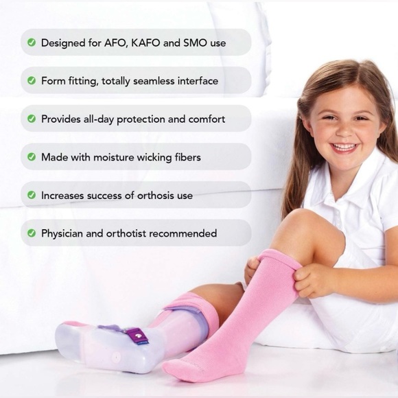 Smartknit Seameless ONE Sock Child Small AFO/ KAFO/SMO brand new. - Picture 8 of 9